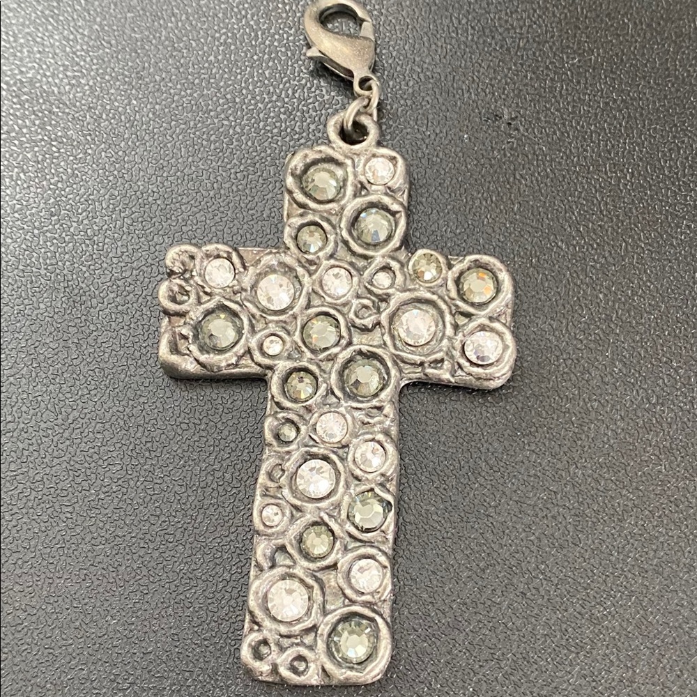 Sabika Swarovski cross pendant